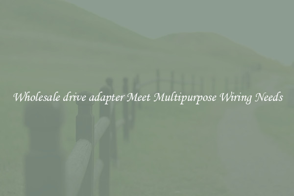 Wholesale drive adapter Meet Multipurpose Wiring Needs