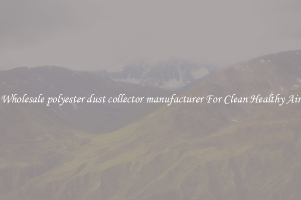 Wholesale polyester dust collector manufacturer For Clean Healthy Air