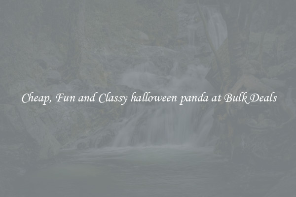 Cheap, Fun and Classy halloween panda at Bulk Deals