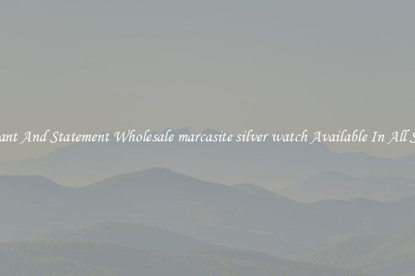 Elegant And Statement Wholesale marcasite silver watch Available In All Styles