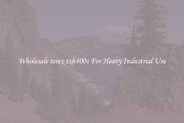 Wholesale terex txh400s For Heavy Industrial Use
